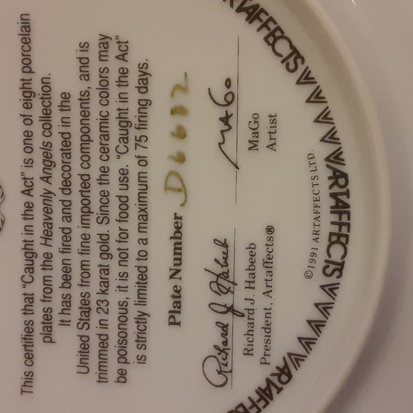 Artaffects -MaGo- Caught In The Act- Heavenly Angels Ltd Edition NWOT - Picture 10 of 11